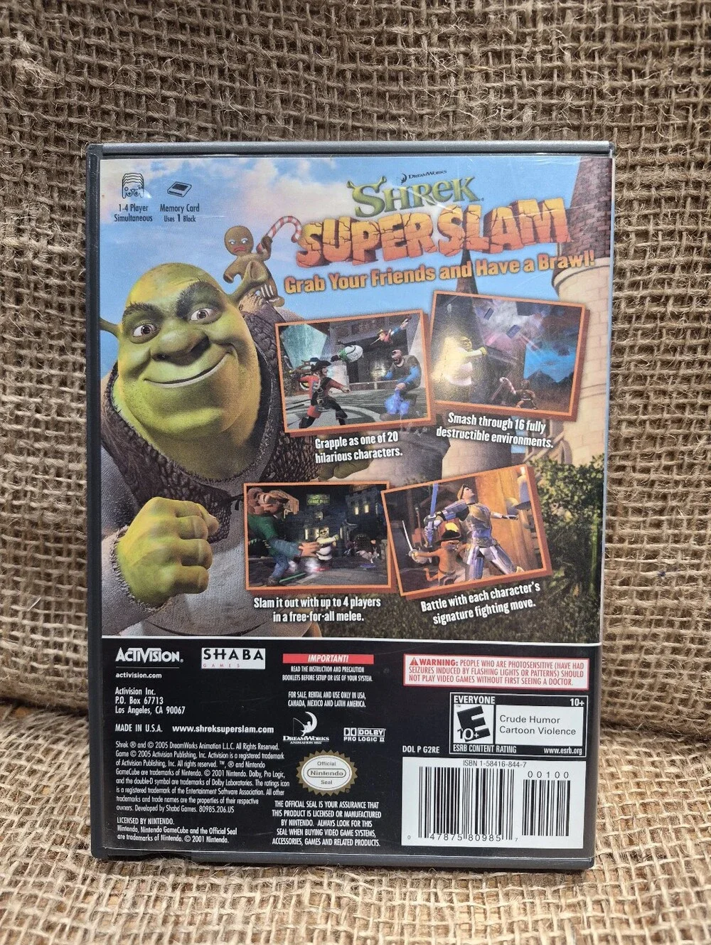Shrek: SuperSlam Nintendo Game Cube Game